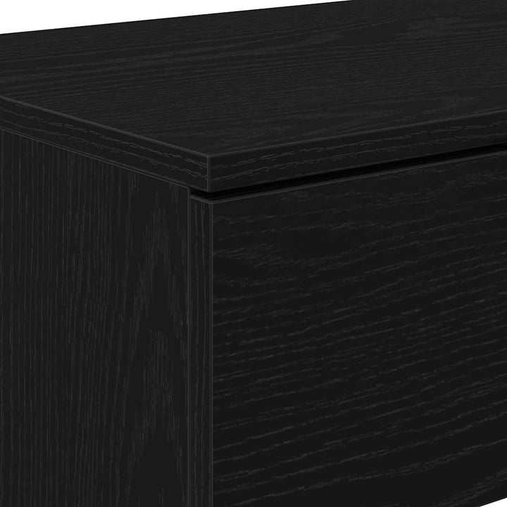Konsolbord Sort eg 30 x 36 x 75 cm Konstrueret træ