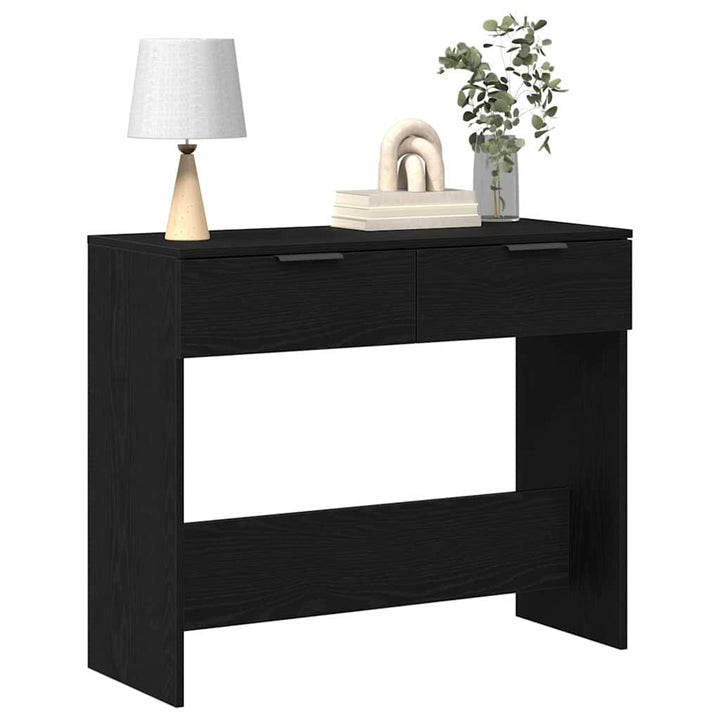 Konsolbord Sort eg 30 x 36 x 75 cm Konstrueret træ