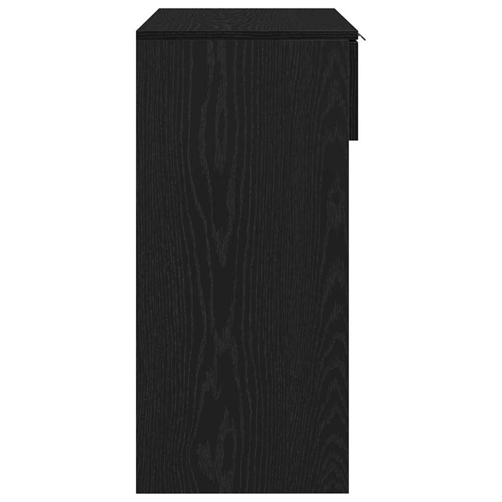 Konsolbord Sort eg 30 x 36 x 75 cm Konstrueret træ
