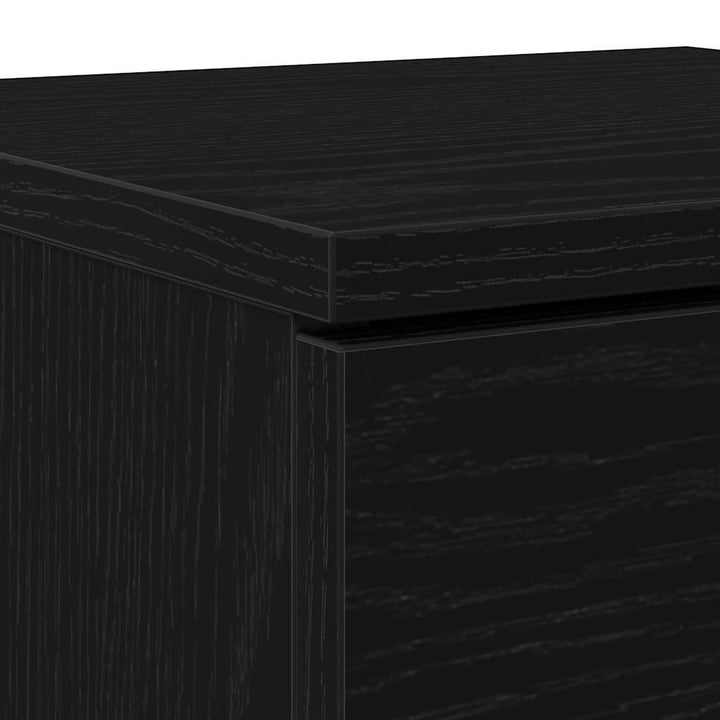 Sideboard Sort eg 30 x 30 x 70 cm Konstrueret træ