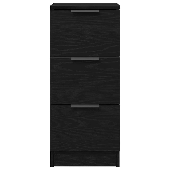 Sideboard Sort eg 30 x 30 x 70 cm Konstrueret træ