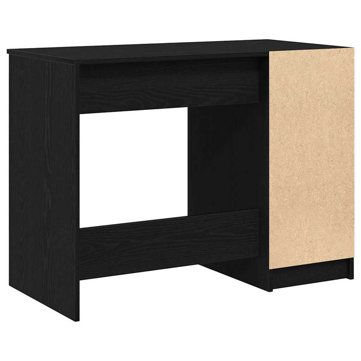 Bord med skuffe Sort eg 100 x 50 x 75 cm Konstrueret træ