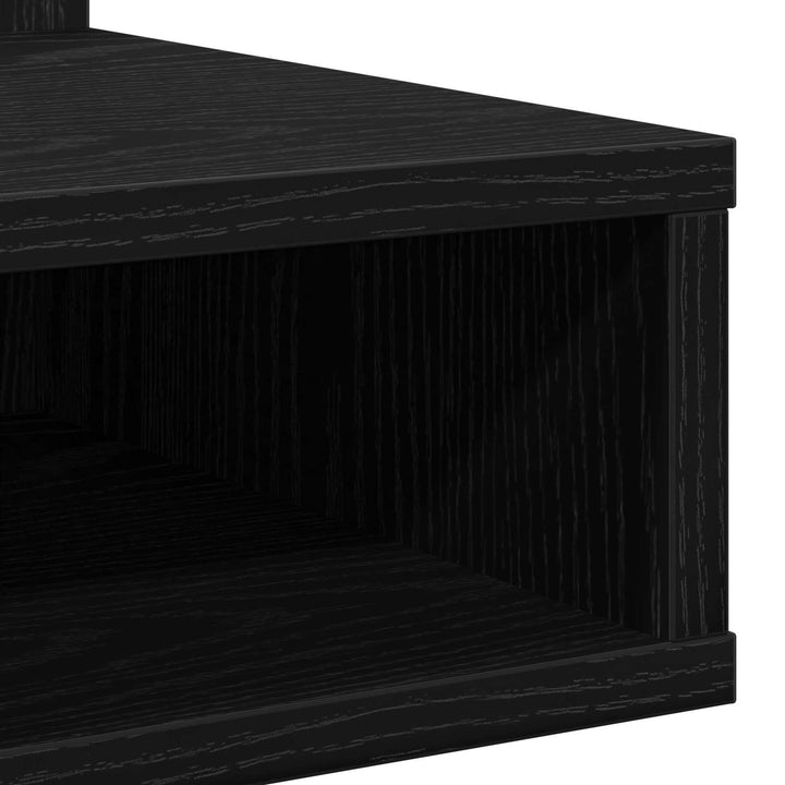 Spejlskab Sort eg 90 x 31,5 x 62 cm Konstrueret træ