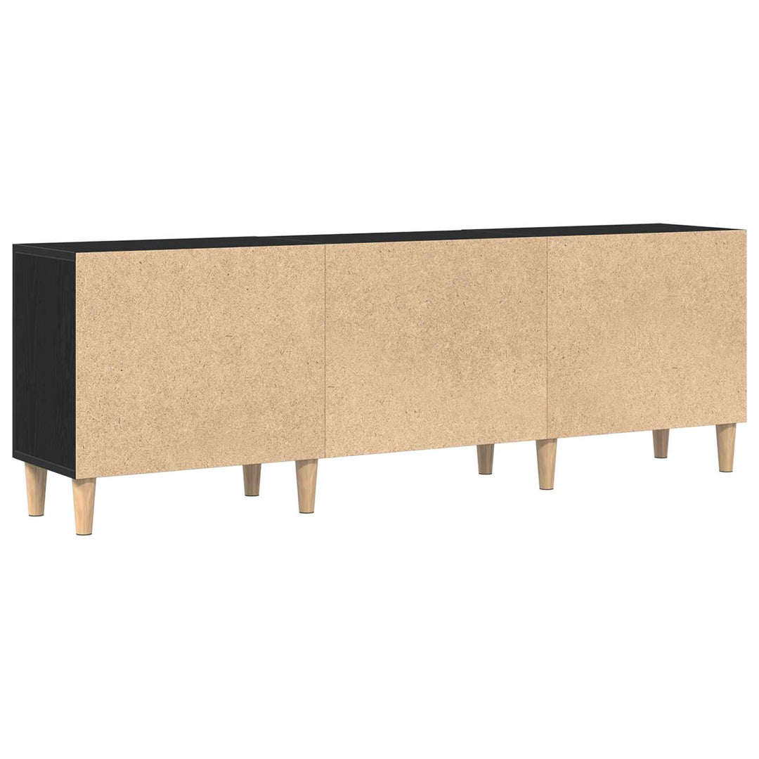 TV-skab 150 x 30 x 50 cm Sort eg Konstrueret træ
