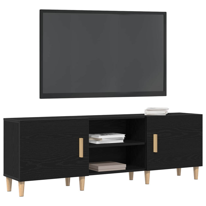 TV-skab 150 x 30 x 50 cm Sort eg Konstrueret træ
