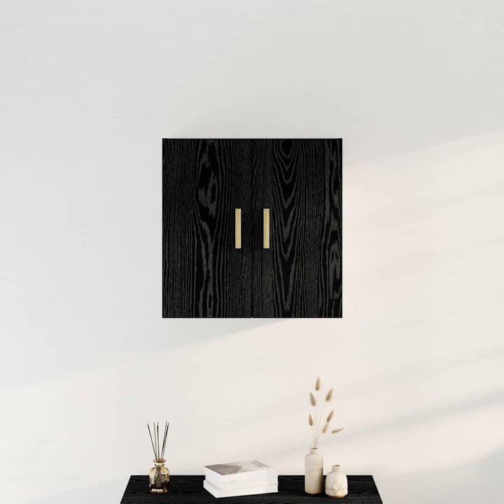 Vægskab 60 x 30 x 60 cm Konstrueret træ Sort eg