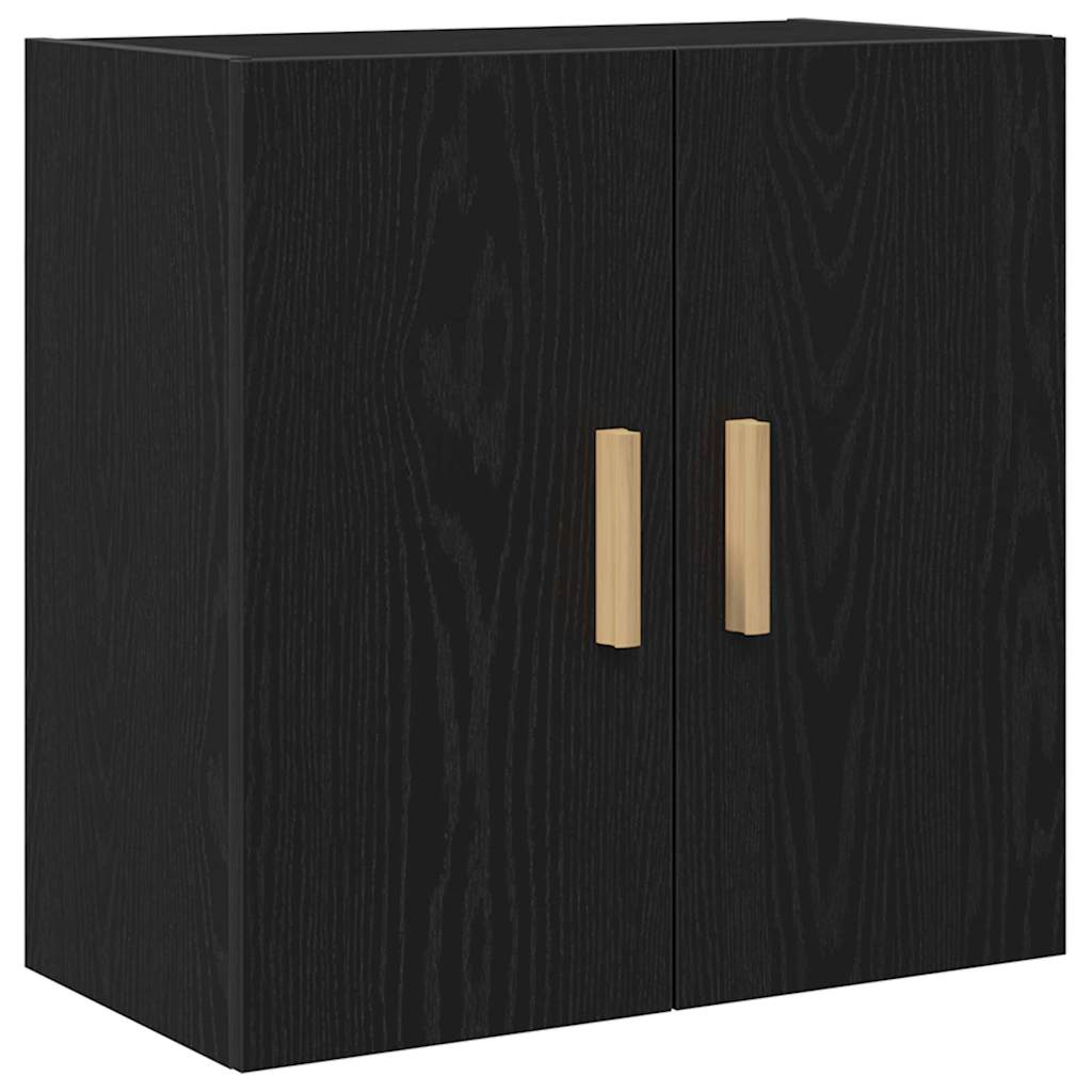 Vægskab Vægmonteret Sort eg 60 x 30 x 60 cm Konstrueret træ