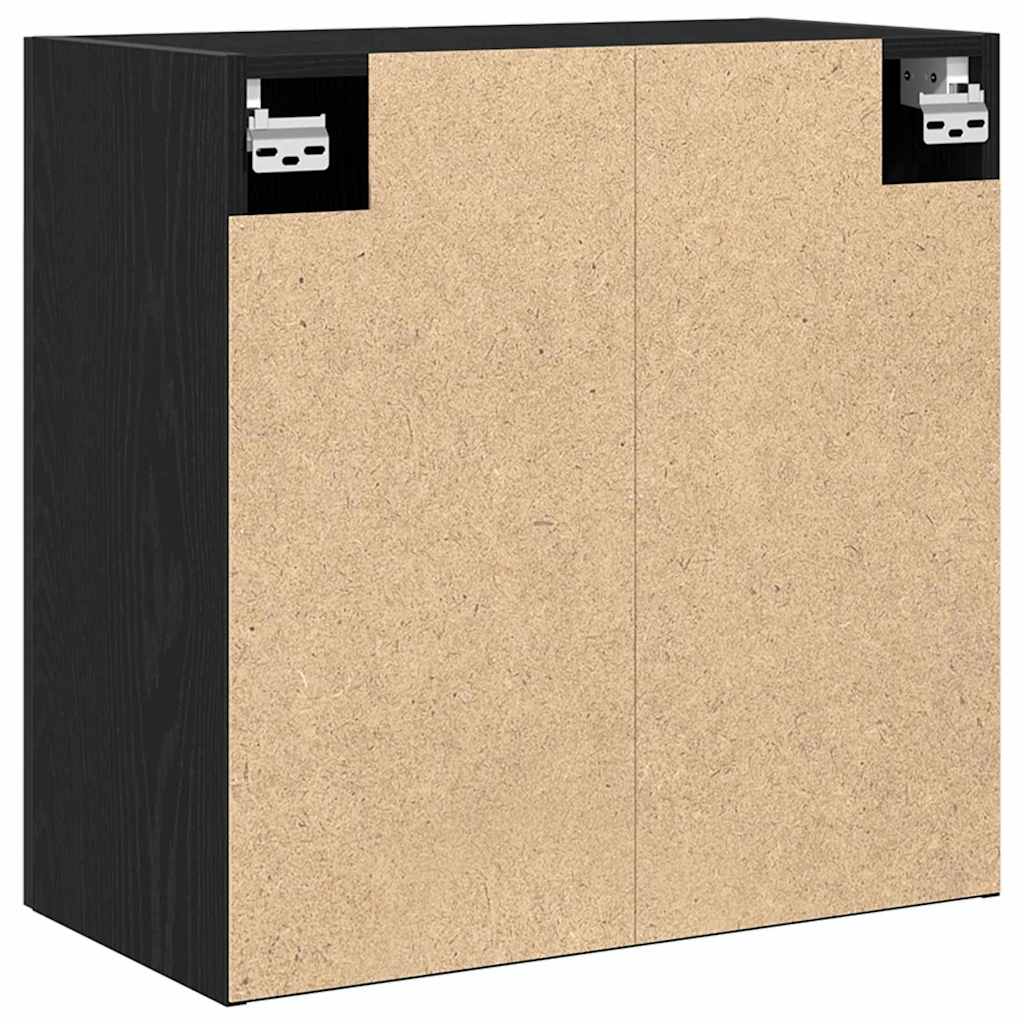 Vægskab Vægmonteret Sort eg 60 x 30 x 60 cm Konstrueret træ