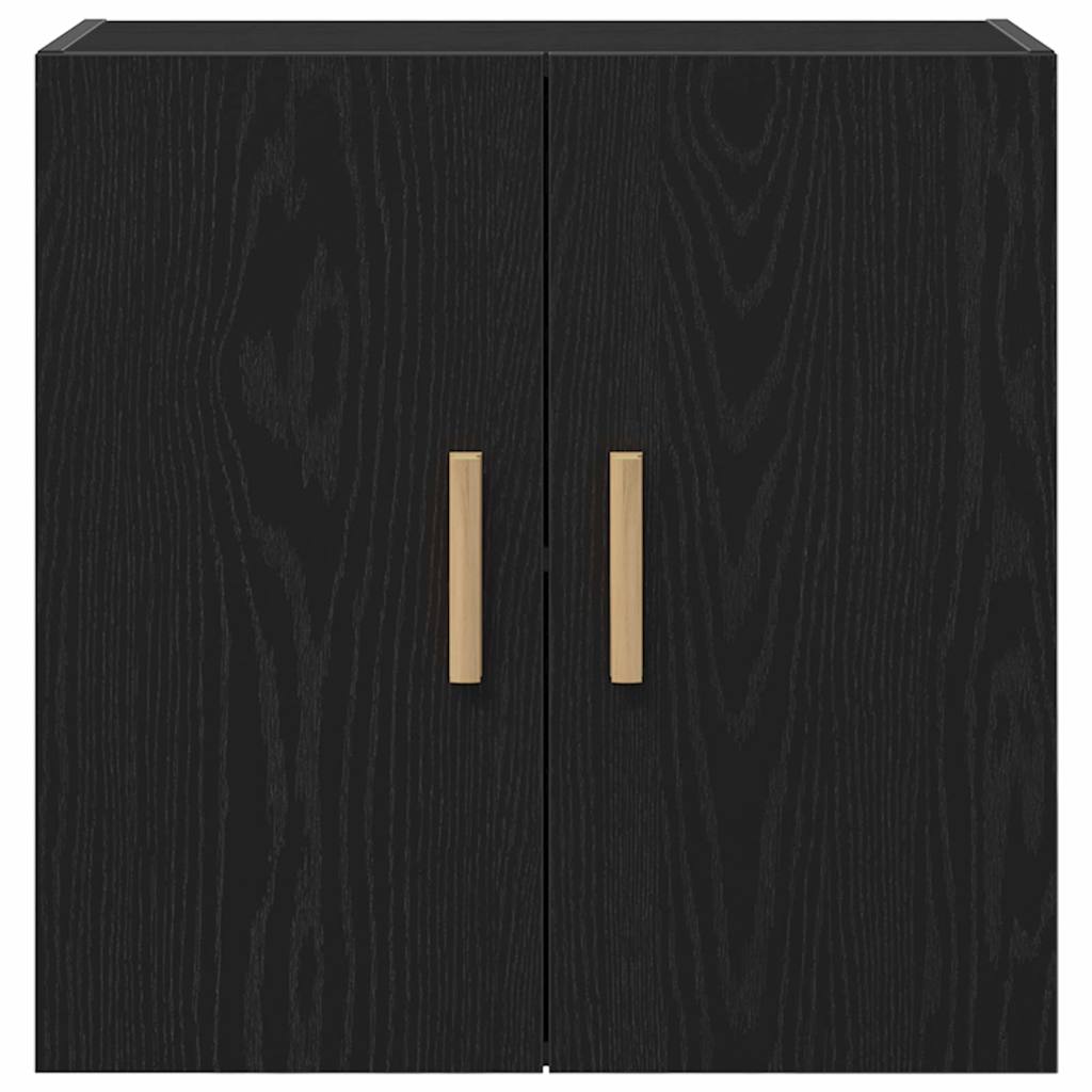 Vægskab Vægmonteret Sort eg 60 x 30 x 60 cm Konstrueret træ