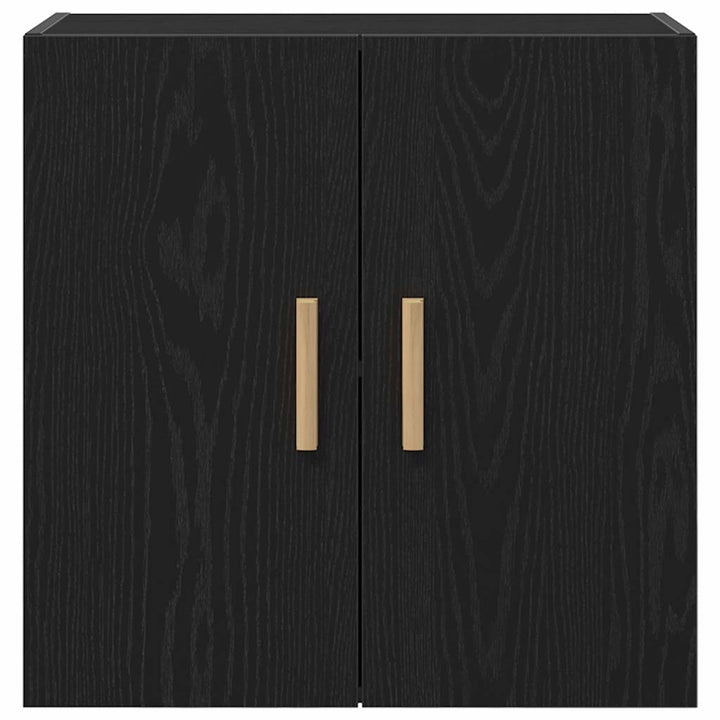 Vægskab Vægmonteret Sort eg 60 x 30 x 60 cm Konstrueret træ