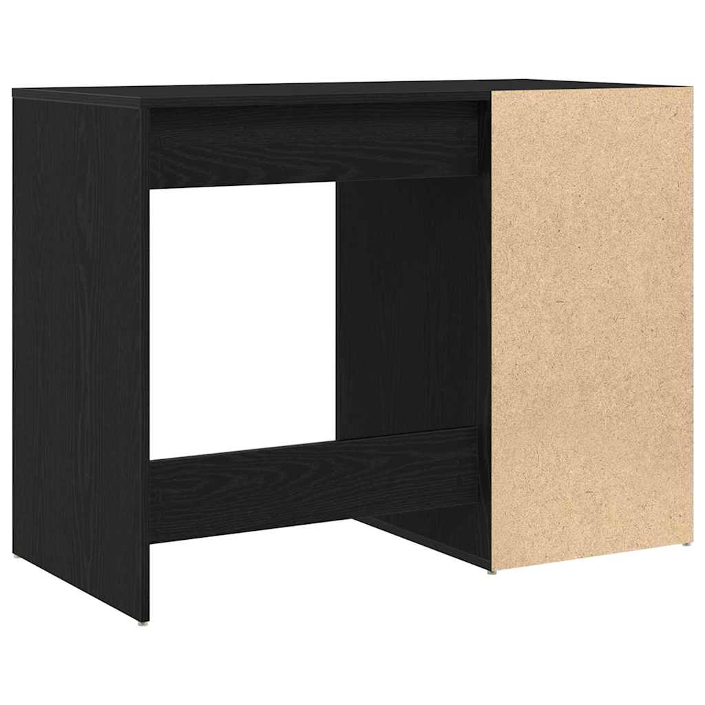 Bord med skuffe Sort eg 100 x 49 x 74 cm Konstrueret træ