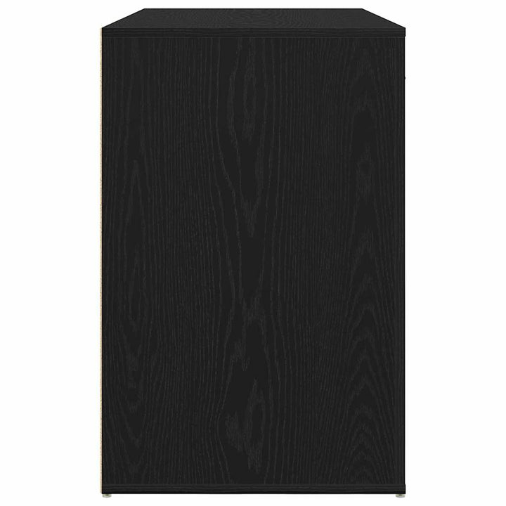 Bord med skuffe Sort eg 100 x 49 x 74 cm Konstrueret træ
