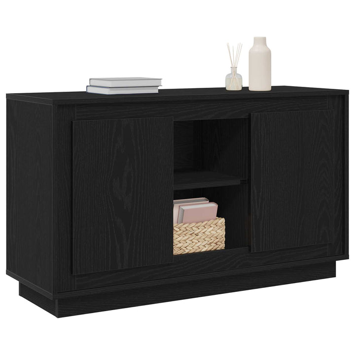 Sideboard Sort eg 102 x 35 x 60 cm Konstrueret træ