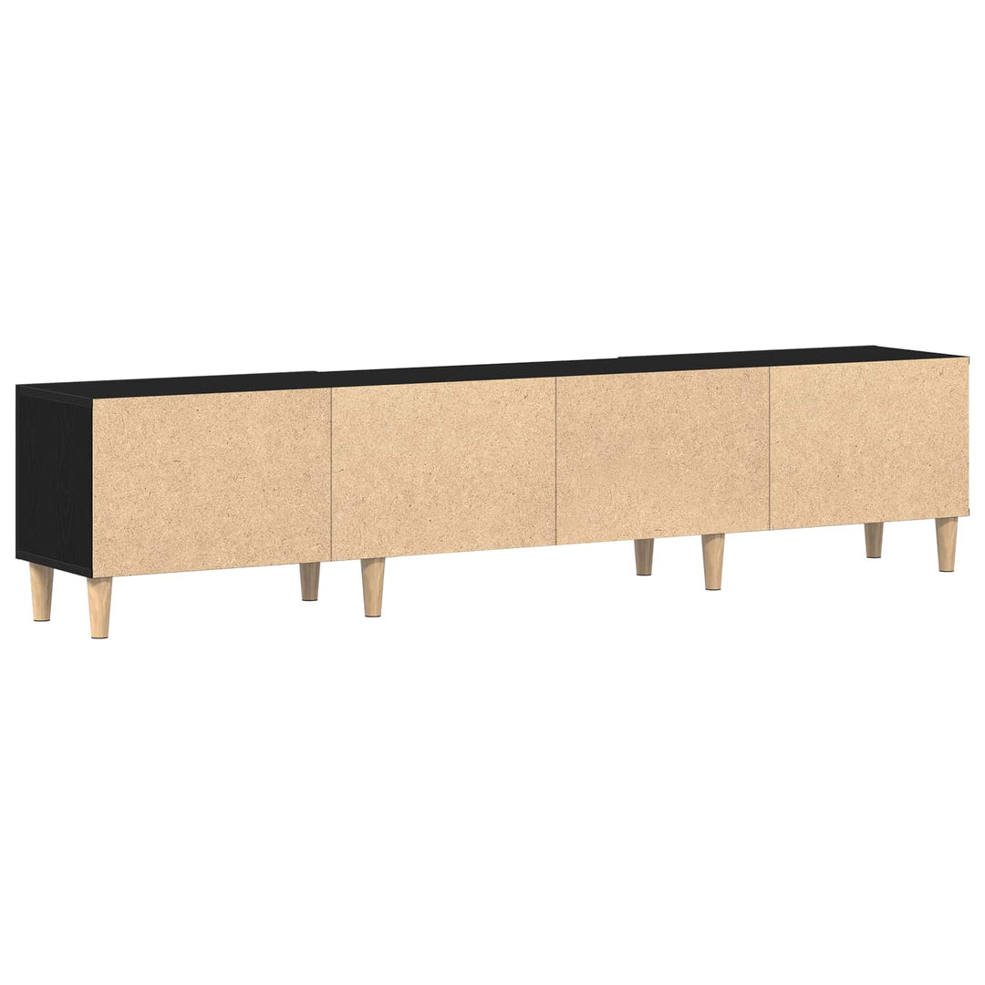 TV-skab 180 x 31,5 x 40 cm Sort eg Konstrueret træ
