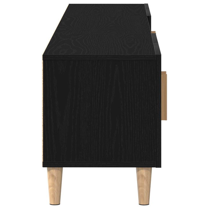 TV-skab 180 x 31,5 x 40 cm Sort eg Konstrueret træ
