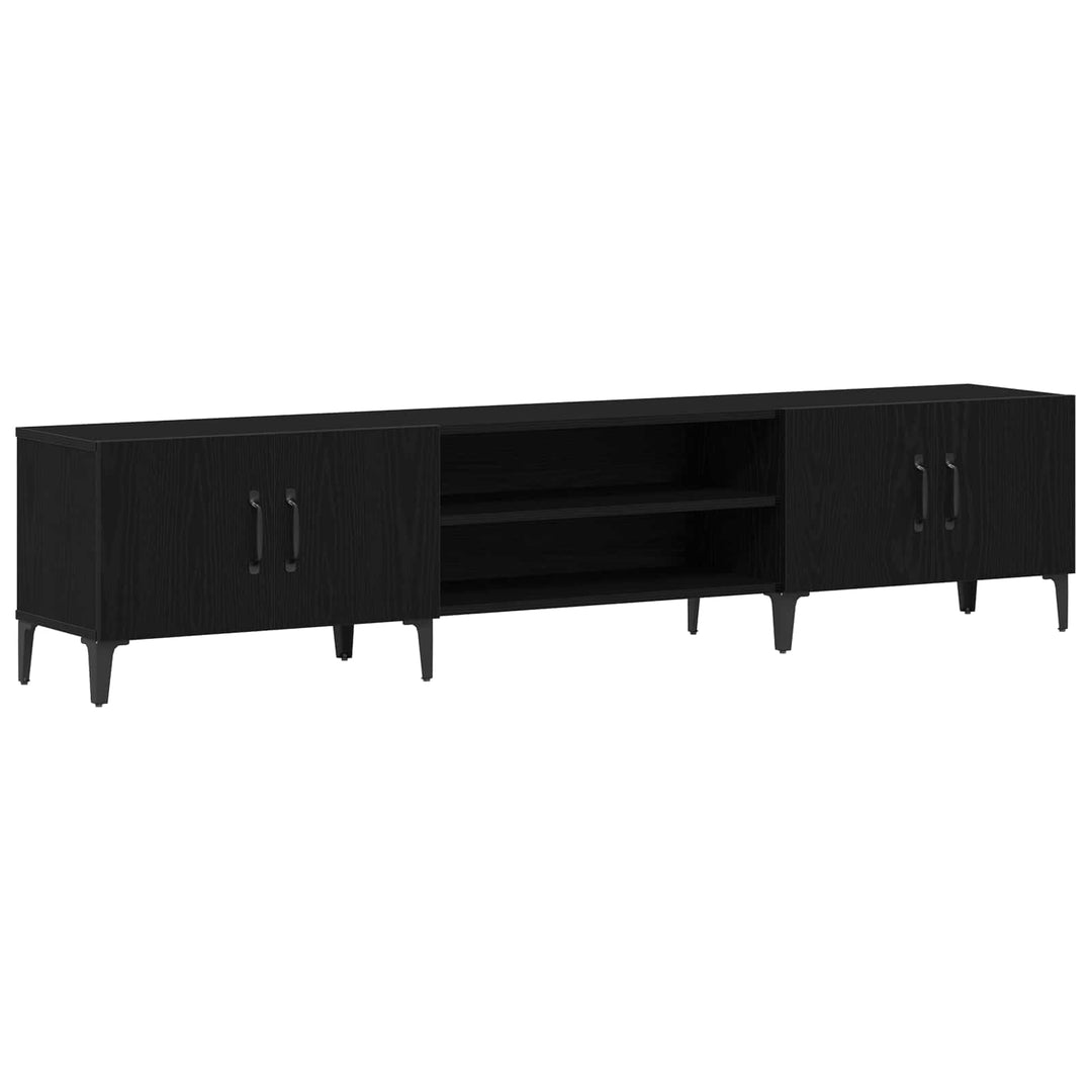 TV-skab Sort eg 180 x 31,5 x 40 cm Konstrueret træ