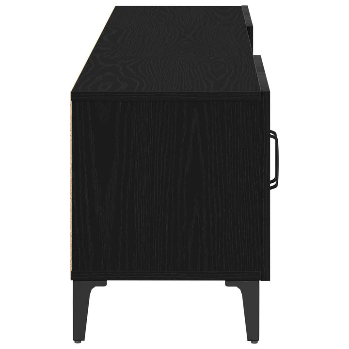 TV-skab Sort eg 180 x 31,5 x 40 cm Konstrueret træ