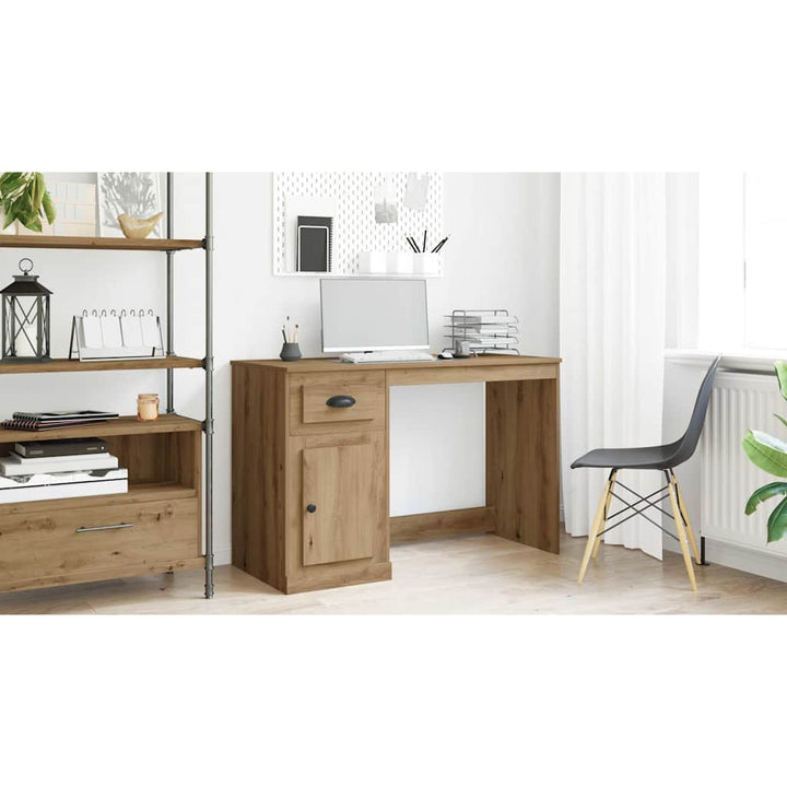 Bord med skuffe Artisan Egetræ 50 x 115 x 75 cm Konstrueret træ