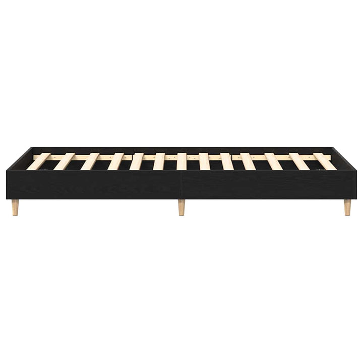 Sengestel Sort eg 193 x 78 x 25 cm Konstrueret træ