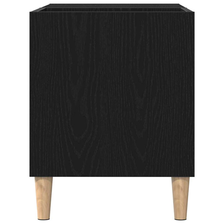 Pladeskab Sort eg 84,5 x 38 x 48 cm Konstrueret træ