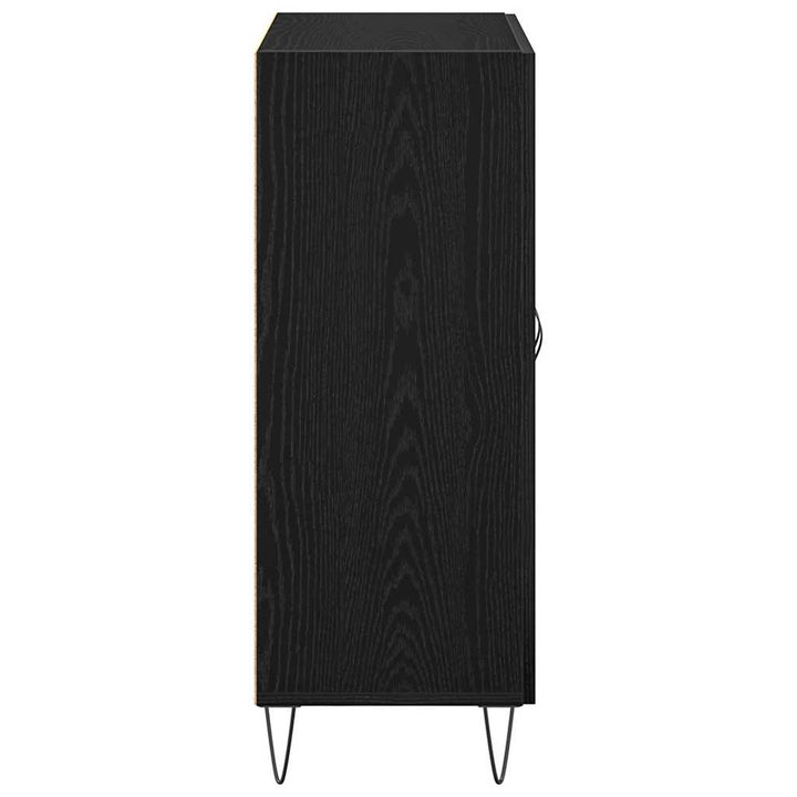 Sideboard Sort eg 69,5 x 34 x 90 cm Konstrueret træ