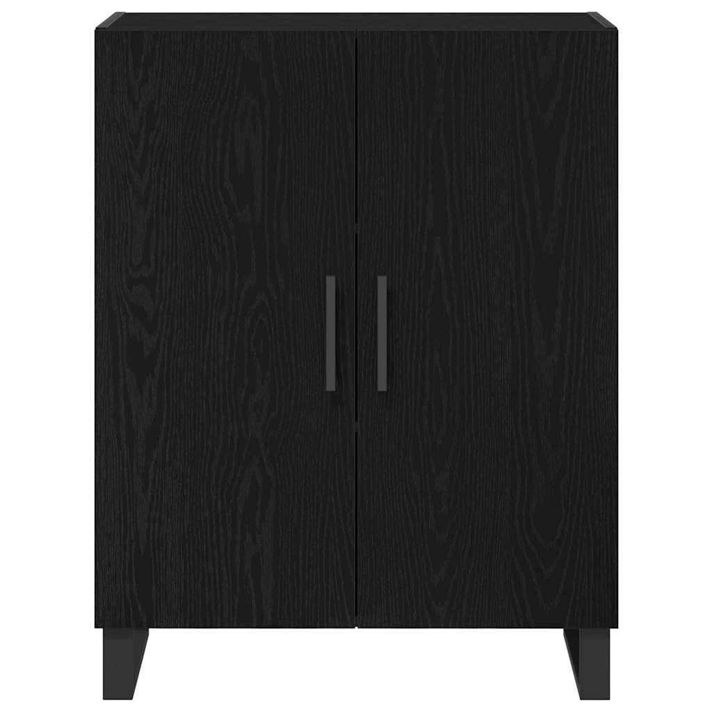 Sideboard Sort eg 69,5 x 34 x 90 cm Konstrueret træ