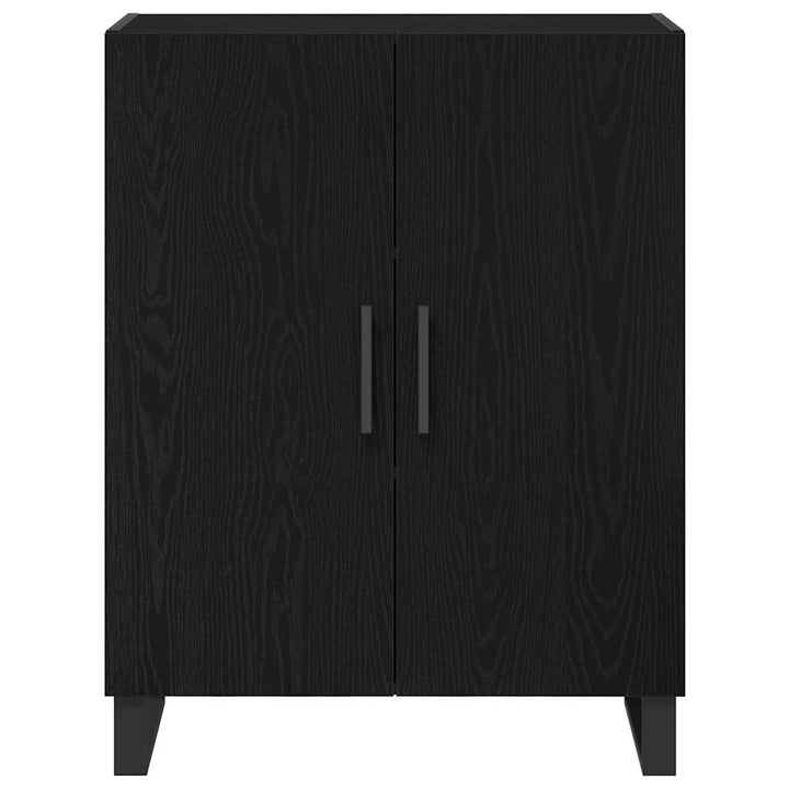 Sideboard Sort eg 69,5 x 34 x 90 cm Konstrueret træ