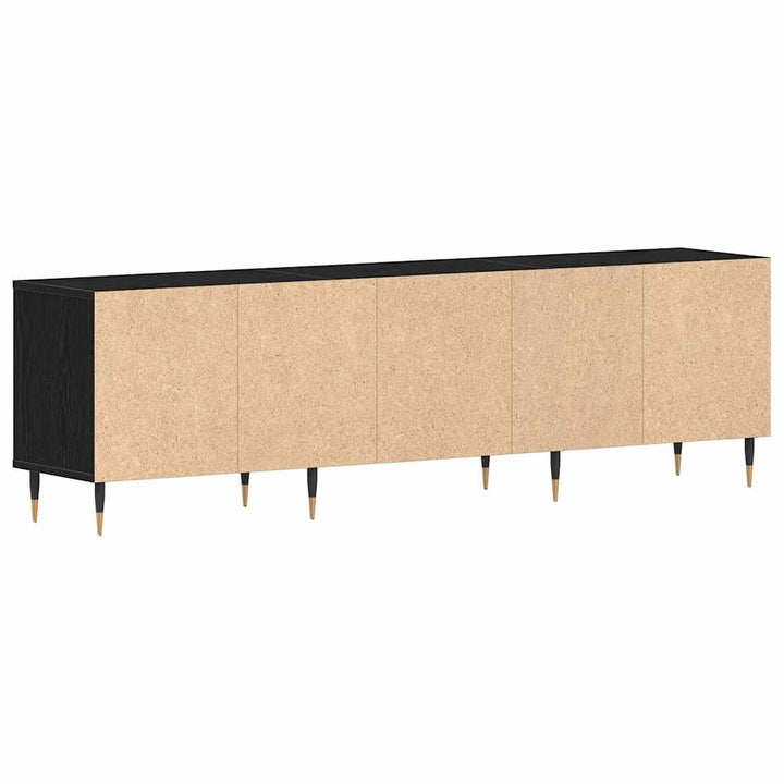 TV-skab 150 x 30 x 44,5 cm Sort eg Konstrueret træ