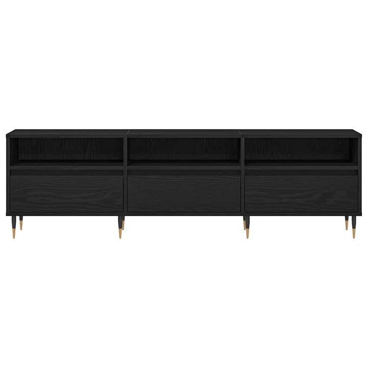 TV-skab 150 x 30 x 44,5 cm Sort eg Konstrueret træ