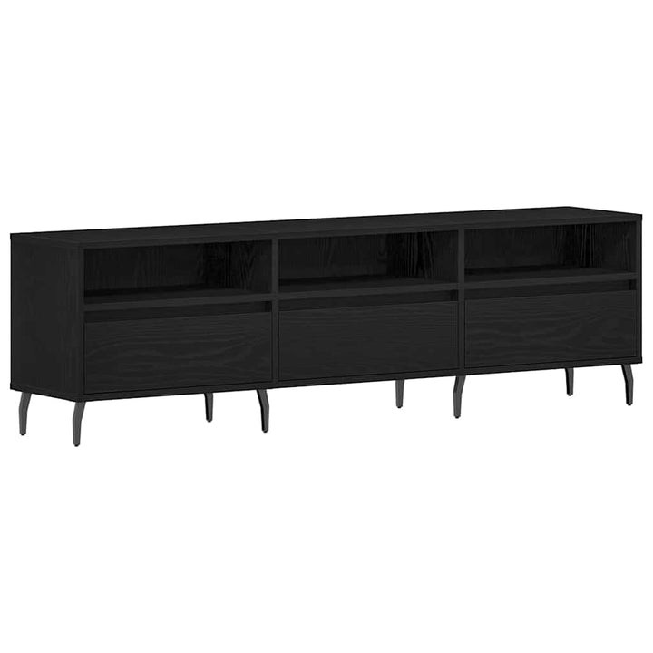TV-skab 150 x 30 x 44,5 cm Sort eg Konstrueret træ