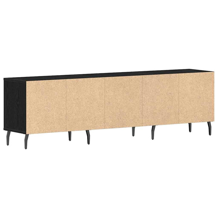 TV-skab 150 x 30 x 44,5 cm Sort eg Konstrueret træ