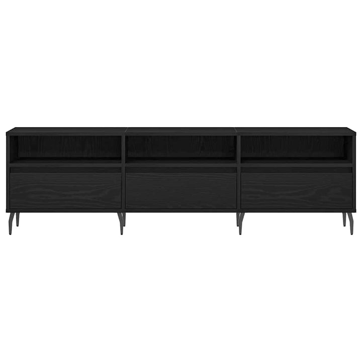 TV-skab 150 x 30 x 44,5 cm Sort eg Konstrueret træ