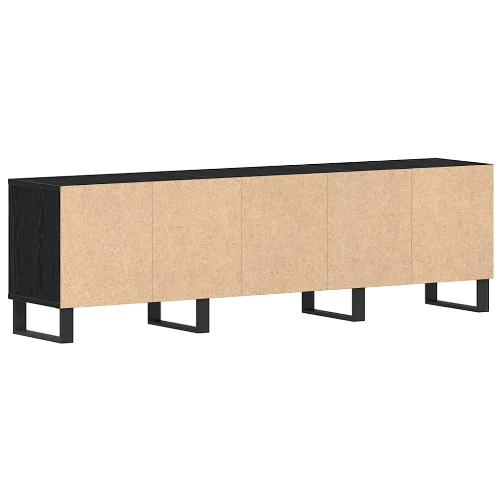 TV-skab 150 x 30 x 44,5 cm Sort eg Konstrueret træ