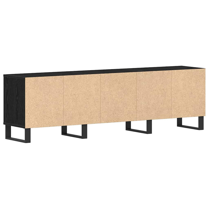 TV-skab 150 x 30 x 44,5 cm Sort eg Konstrueret træ