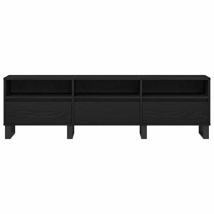TV-skab 150 x 30 x 44,5 cm Sort eg Konstrueret træ