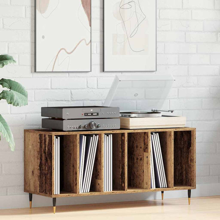 Pladeskab Gammelt træ 100 x 38 x 48 cm Konstrueret træ