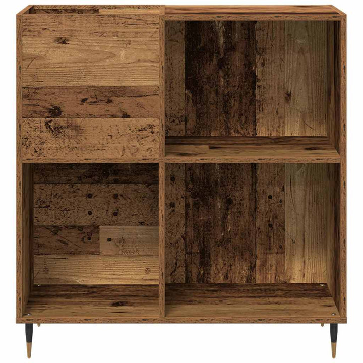 Pladeskab Gammelt træ 85 x 38 x 89 cm Konstrueret træ