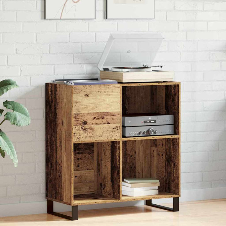 Pladeskab Gammelt træ 84,5 x 38 x 89 cm Konstrueret træ