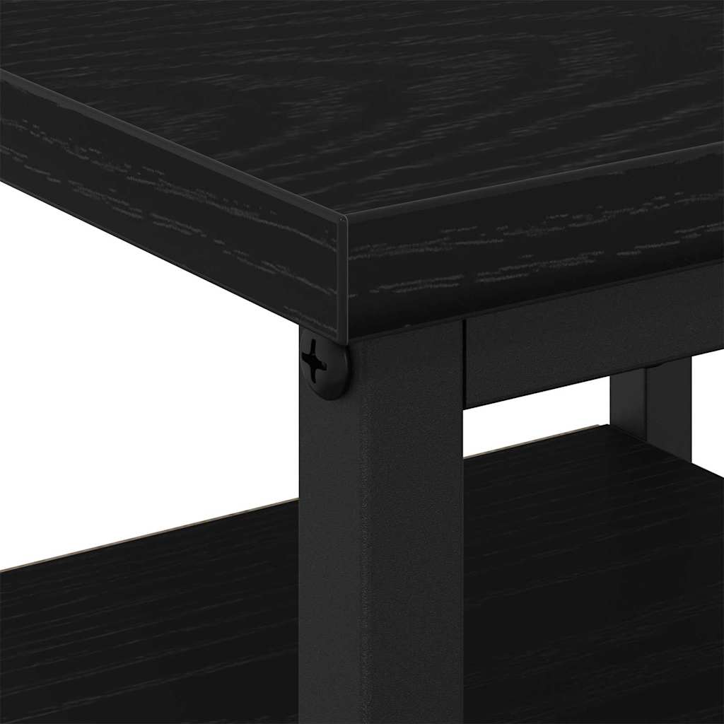 Natskab 2 stk. Sort eg 34 x 36 x 50 cm Konstrueret træ