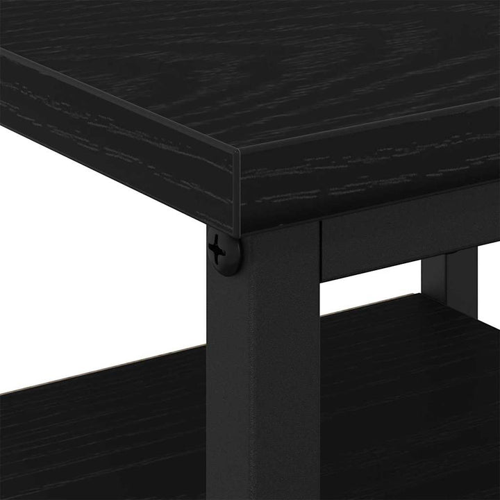 Natskab 2 stk. Sort eg 34 x 36 x 50 cm Konstrueret træ
