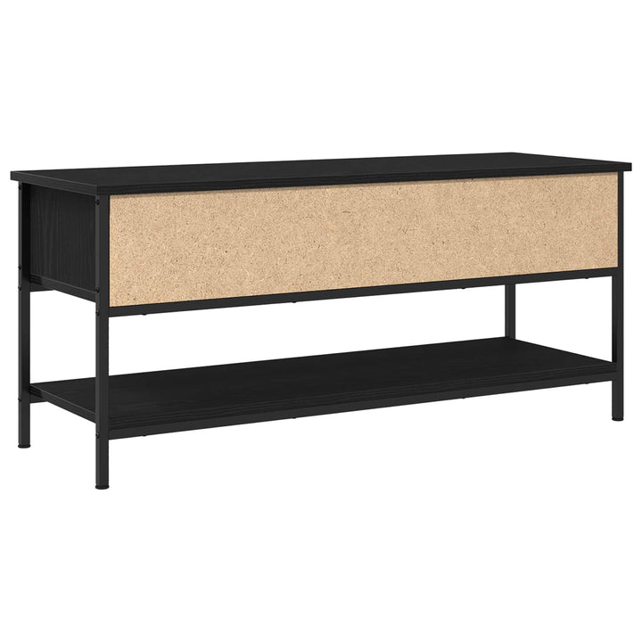 TV-møbelsæt Sort eg 100 x 35 x 45 cm Konstrueret træ