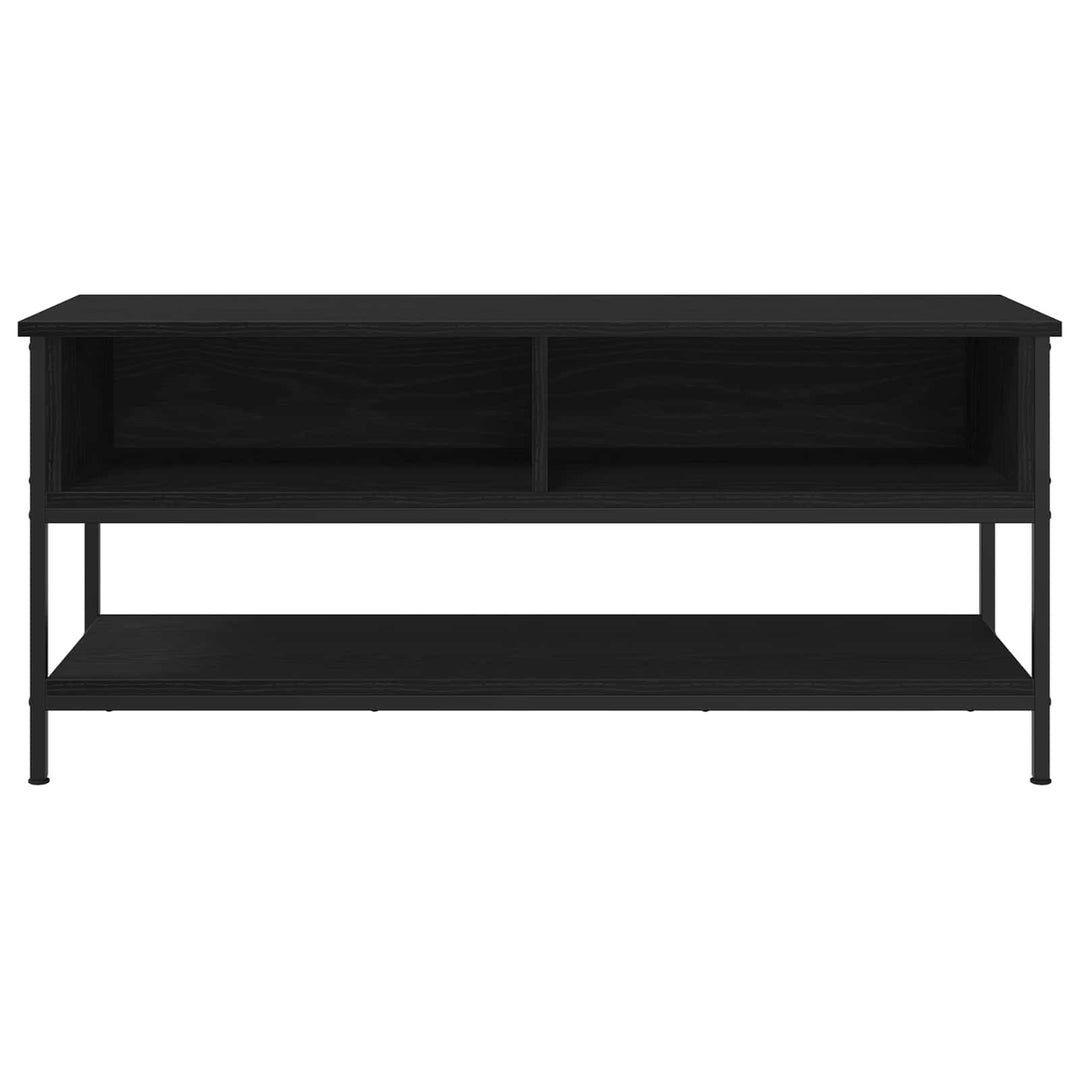 TV-møbelsæt 100 x 35 x 45 cm Sort eg Konstrueret træ
