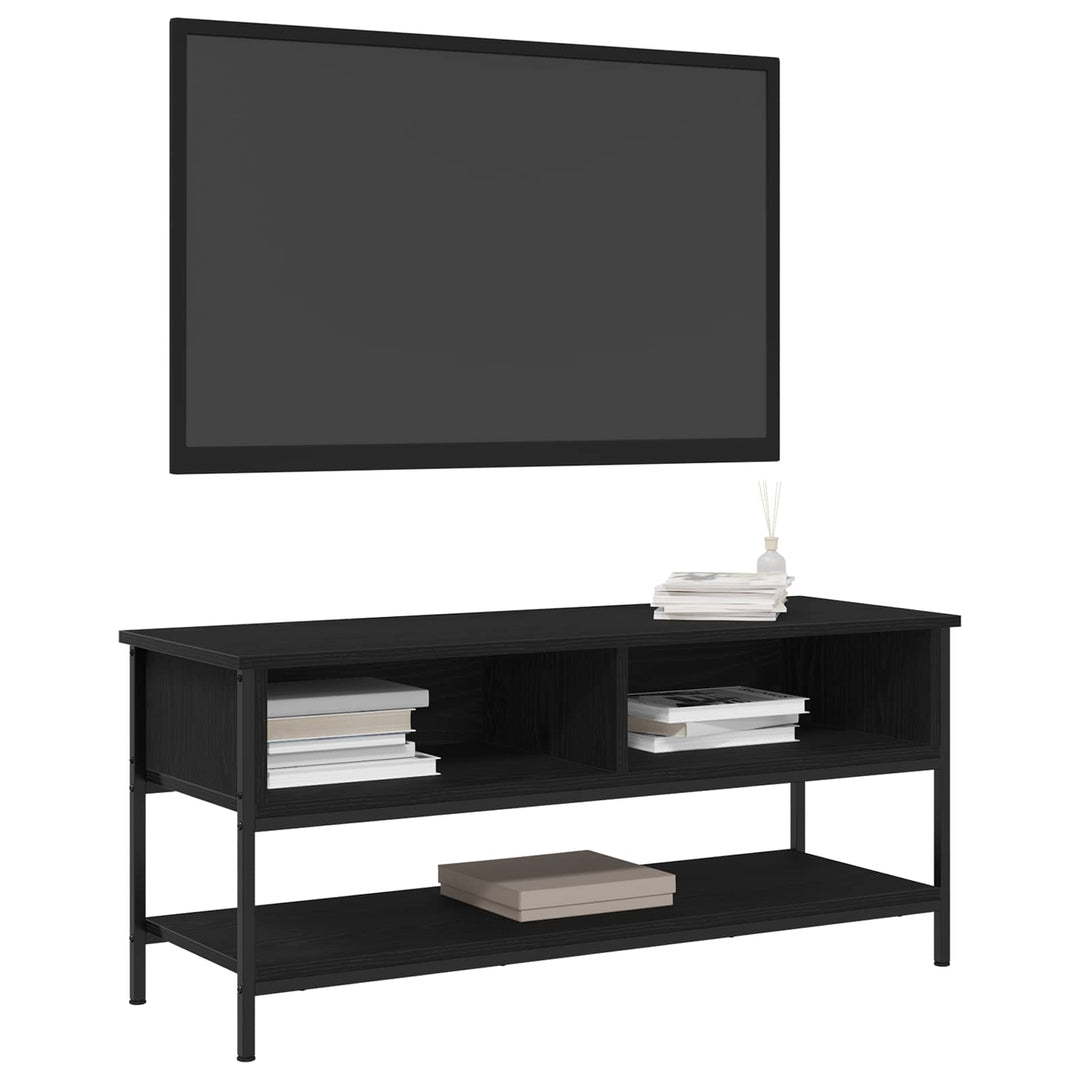 TV-møbelsæt Sort eg 100 x 35 x 45 cm Konstrueret træ