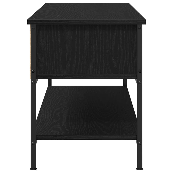 TV-møbelsæt Sort eg 100 x 35 x 45 cm Konstrueret træ