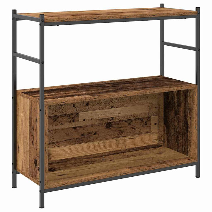 Bogreol 80 x 30 x 78,5 cm Konstrueret træ Røget eg