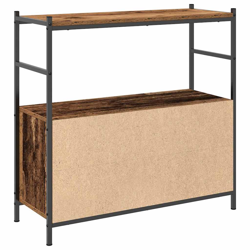 Bogreol 80 x 30 x 78,5 cm Konstrueret træ Røget eg