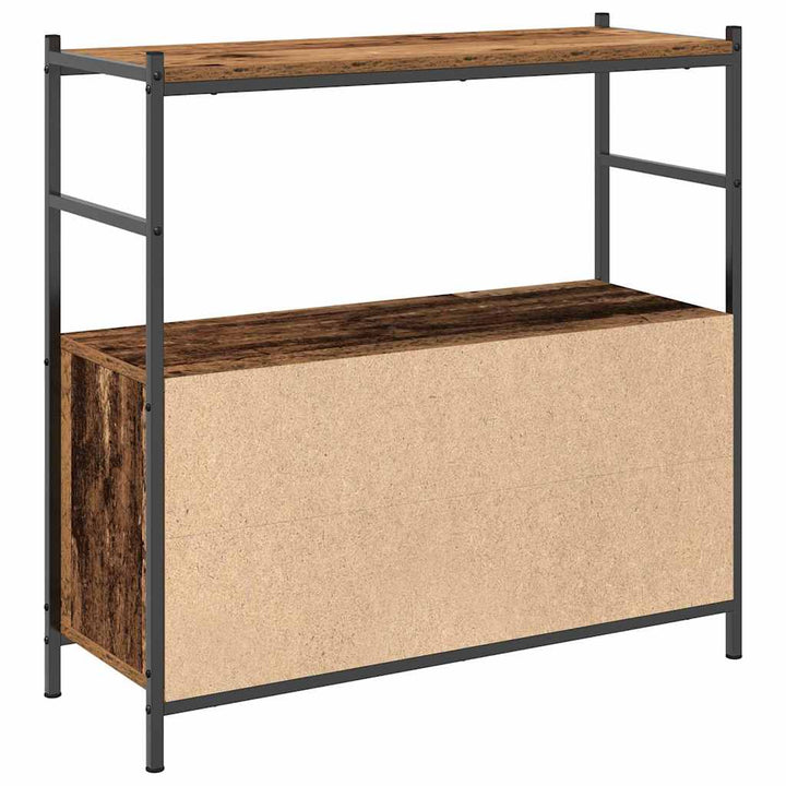 Bogreol 80 x 30 x 78,5 cm Konstrueret træ Røget eg