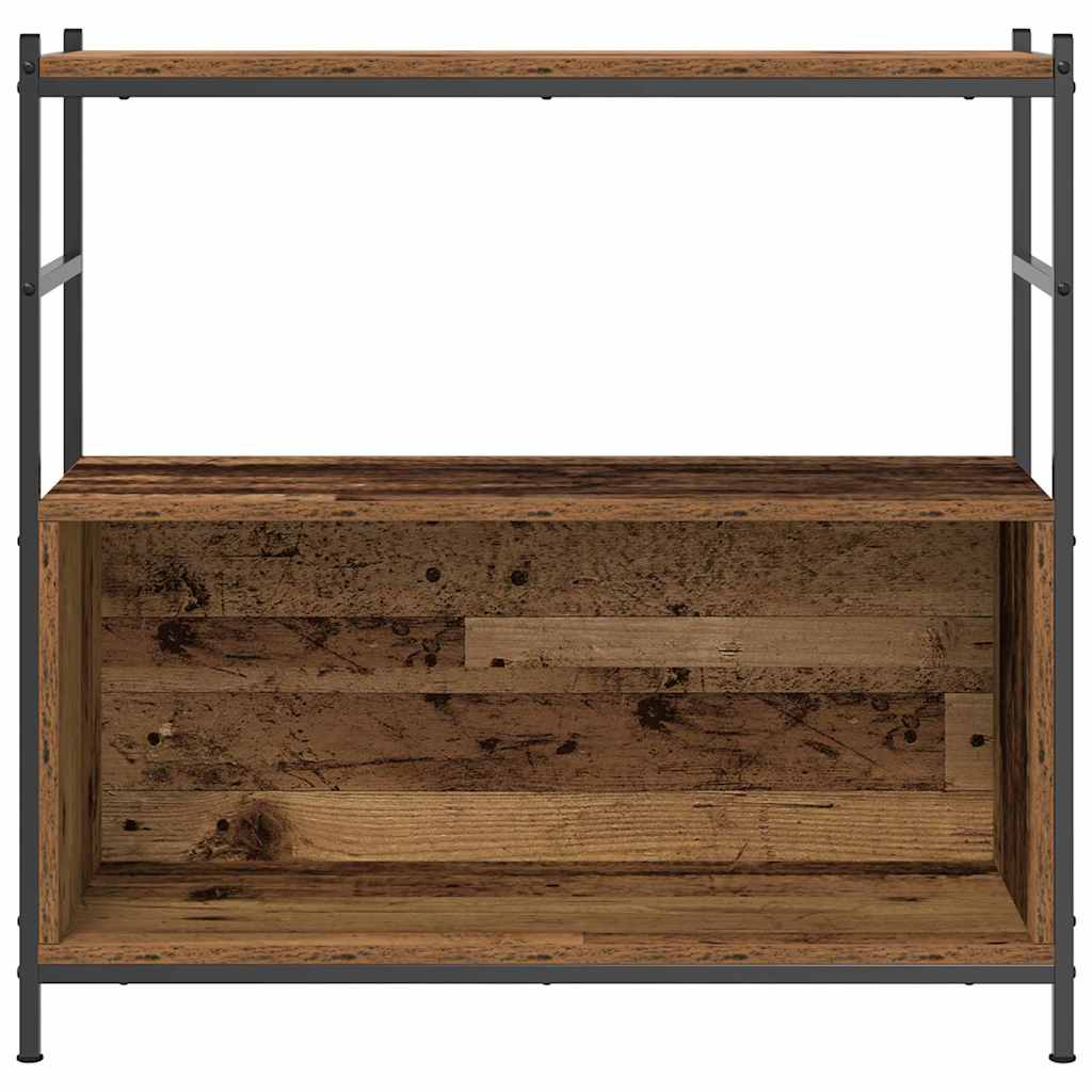 Bogreol 80 x 30 x 78,5 cm Konstrueret træ Røget eg