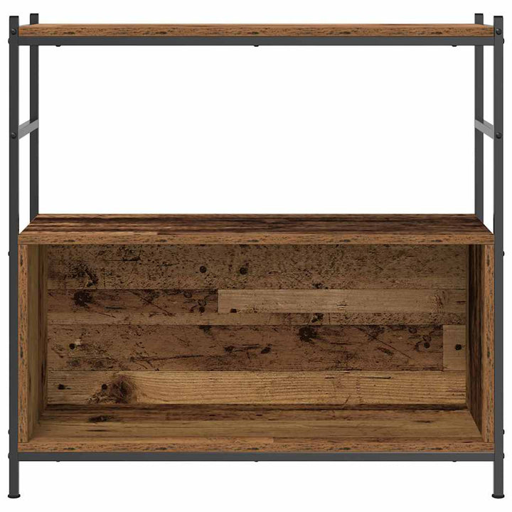Bogreol 80 x 30 x 78,5 cm Konstrueret træ Røget eg