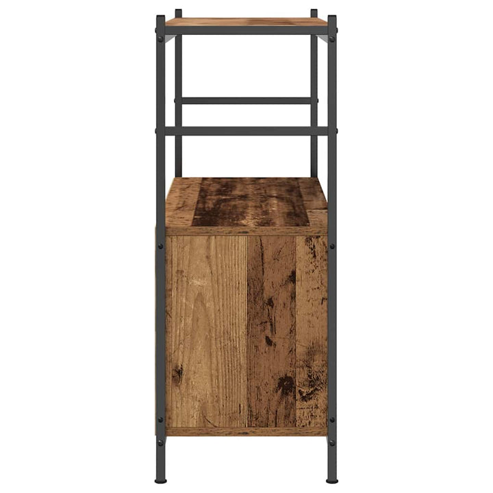 Bogreol 80 x 30 x 78,5 cm Konstrueret træ Røget eg
